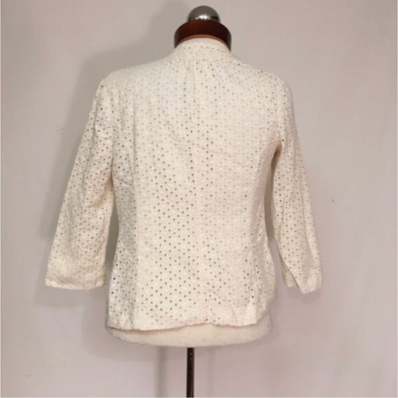 Anthropologie Tabitha Puckered Eyelet Jacket - Picture 4 of 5